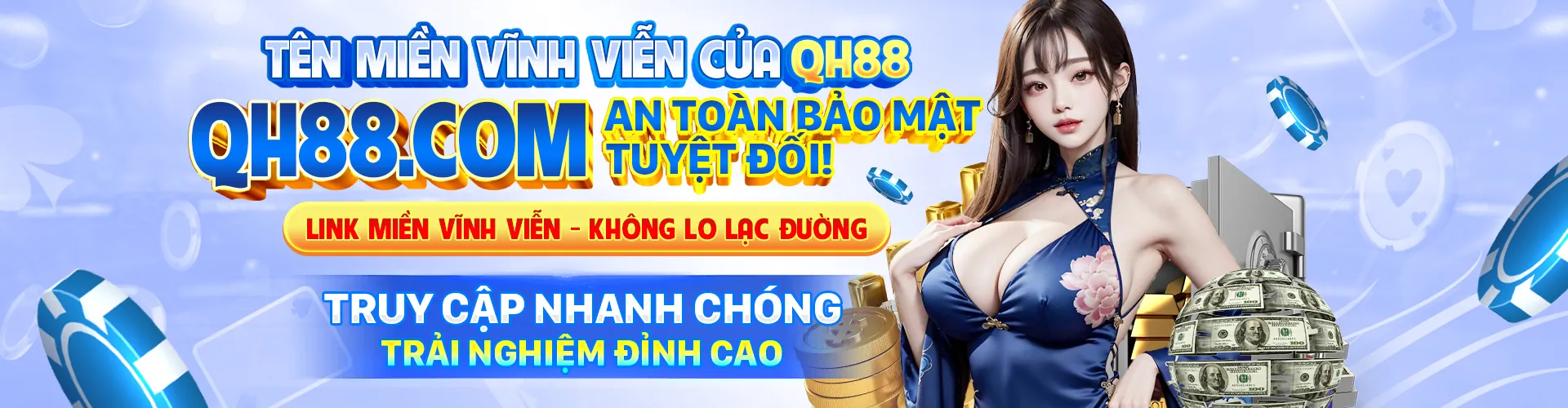 Sòng bạc trực tuyến 52club với giao diện màu xanh lá cây và vàng, nhấn mạnh an toàn và uy tín